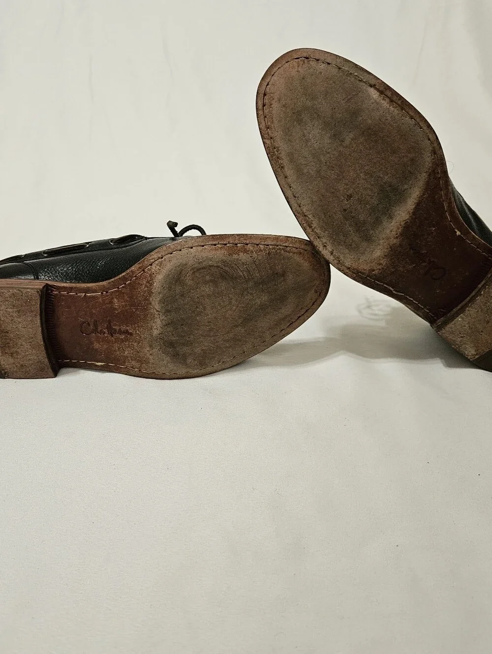 Cole Haan Shoes Mens Size 9 Black Leather Vtg Air Boat Loafers Slip On Dress